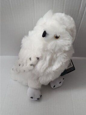 The Noble Collection Harry Potter Hedwig Plush Miniature Toy 10" Owl NN7561 NWT